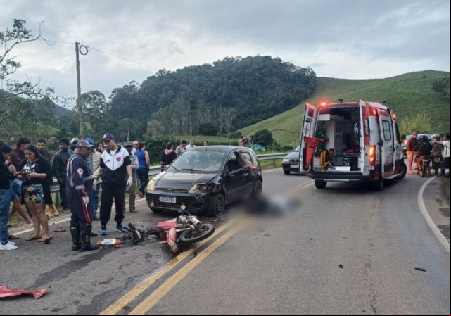 Acidente causa vítima fatal no interior de Divino de São Lourenço